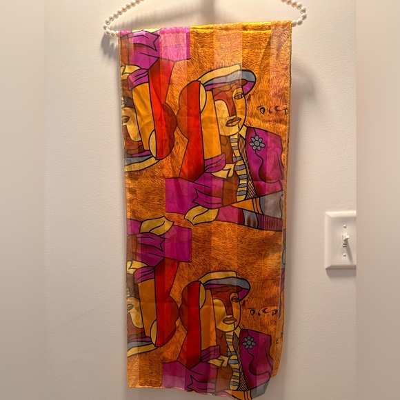 Vintage Scarf Picasso art print - Picture 4 of 10